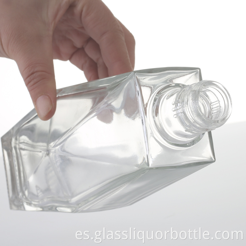 Customized Vodka Glass Bottle 